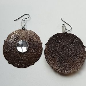GASOLINE GLAMOUR Jewelry - GYPSY QUEEN MEDALLION MOONDUST EARRINGS NEW GASOLINE GLAMOUR Jewelry - GYPSY QUEEN MEDALLION MOONDUST EARRINGS NEW